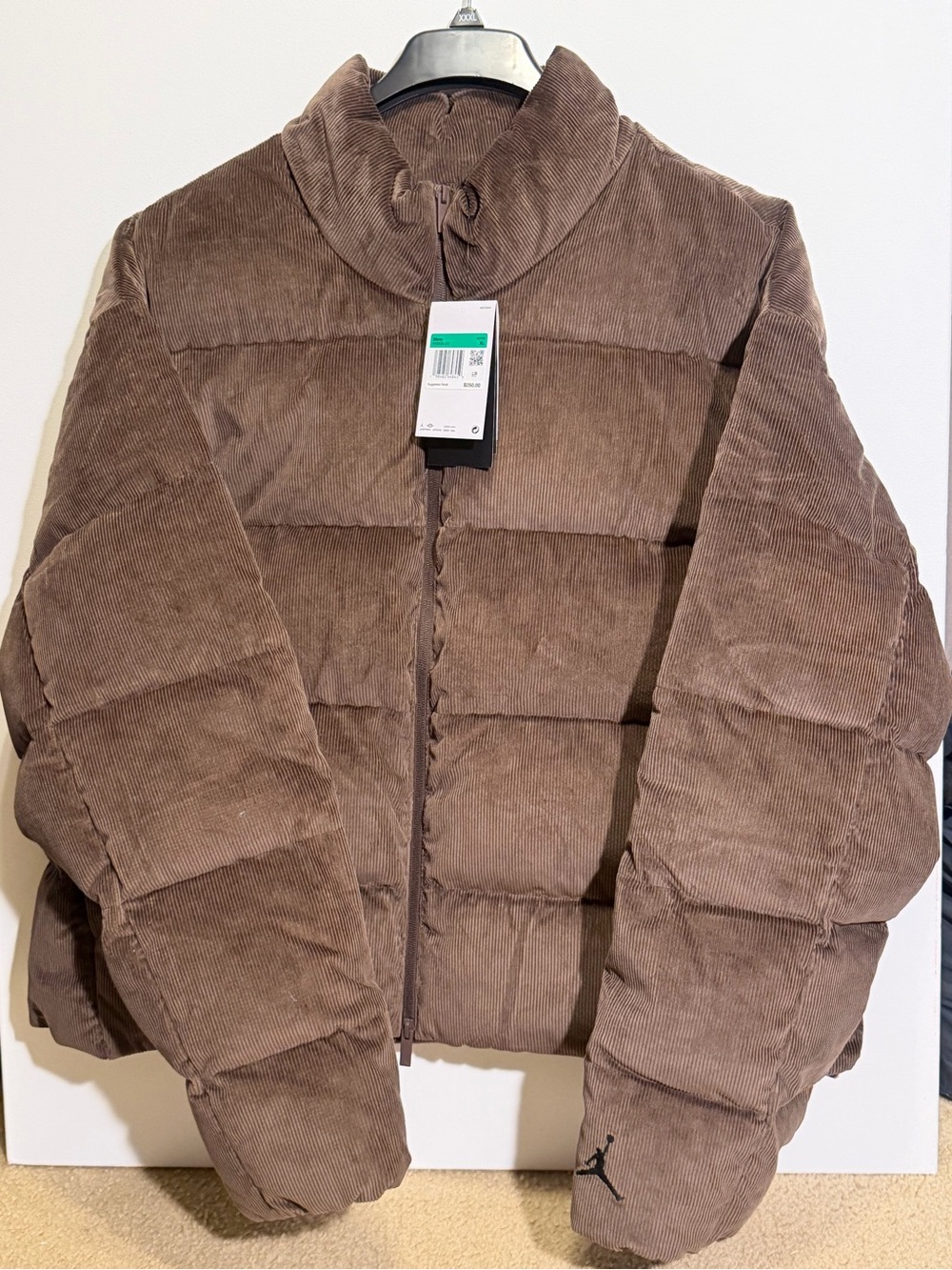 Jordan Therma-Fit Corduroy Puffer Jacket Size XL